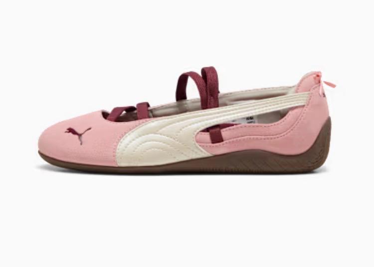 De speedcate Lovelace balletsneakers in roze